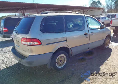 2002 Toyota Sienna Le z USA, uszkodzony, nr VIN 4T3ZF13C82U437552